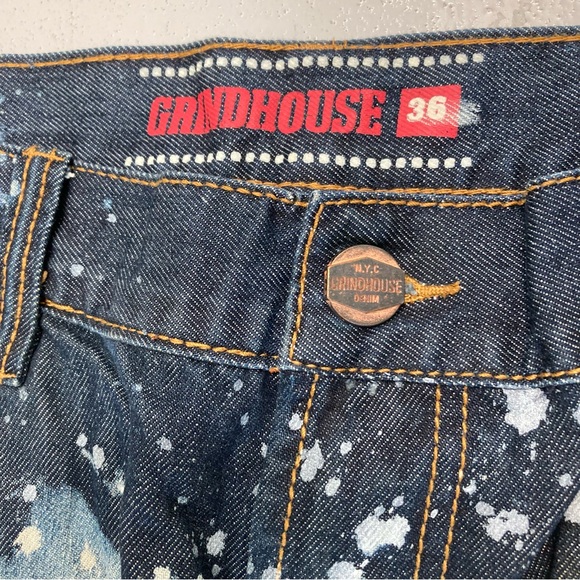 Men's Blue and White Jeans - Picture 11 of 16